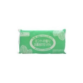 Bath Soap, Mint Scent, 3.5 oz (100 g) x 3 Packs