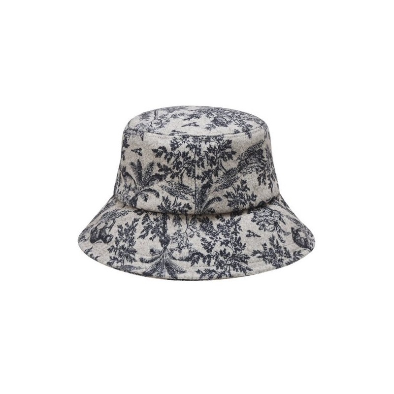 Hazzys (광주신세계)겨울버전 네이비 프린트 벙거지모자 HILG4F014N2 (Gwangju Shinsegae) Winter Version