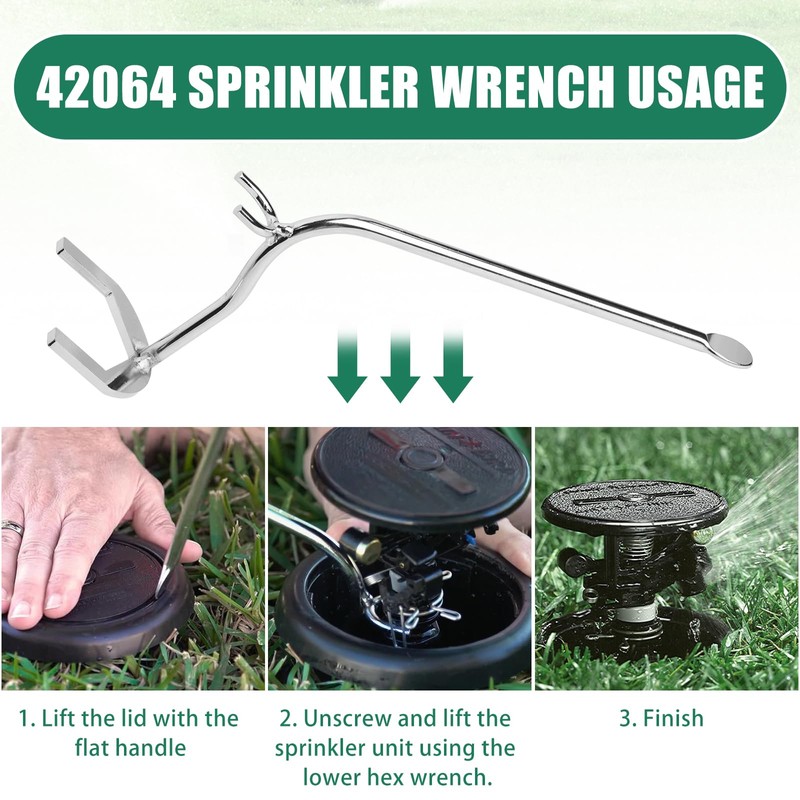 Houoto 42064 Sprinkler Head Wrench - Prinkler Head Removal Tool