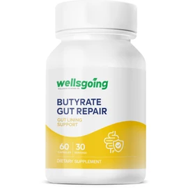 Butyrate Gut Support Supplement – Sodium Butyrate for Gut Lining & Digestive Support – Colon Health & Microbiome Balance – Advanced Gut Health Formula – 60 Capsules