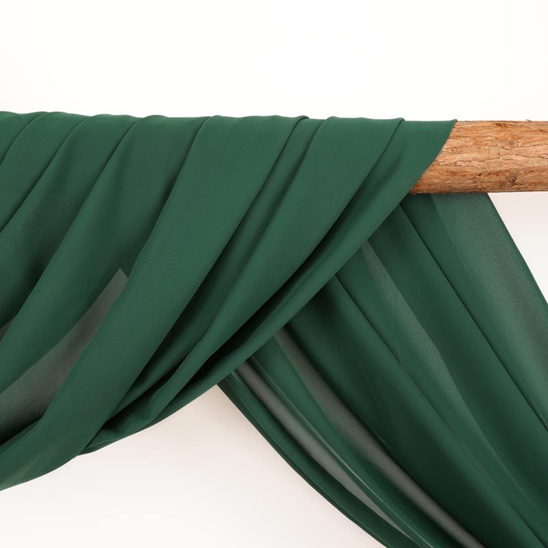 LINXTAR Wedding Arch Draping Fabric 1 Panel 30'' x 18FT