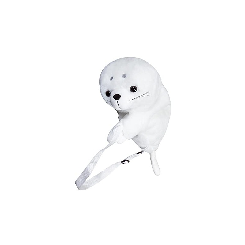 Harilla Cute Seal Backpack Plush Animal Bag Female Adjustable Casual