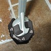 ZYAKOMO CNC Motorcycle Kickstand Pad Side Stand Enlarge Plate Compatible