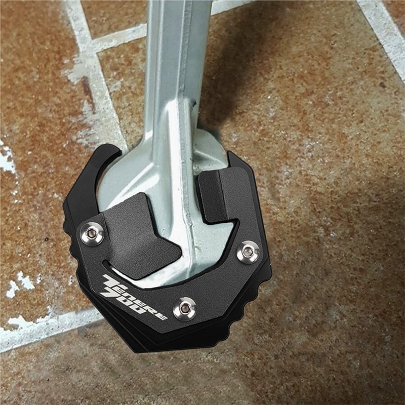ZYAKOMO CNC Motorcycle Kickstand Pad Side Stand Enlarge Plate Compatible