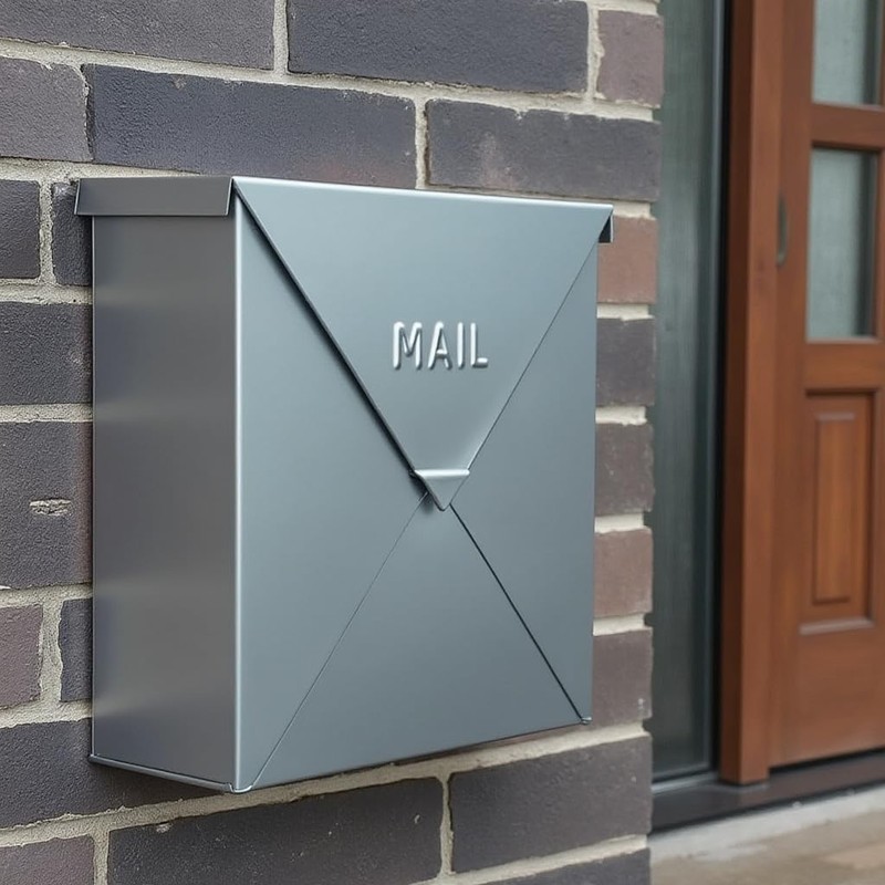 NACH Mailboxes for Outside Wall Mount, 10 x 10 x