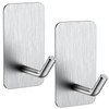 KRUI Mini Fire Blanket Hooks, Stainless Steel Adhesive Wall Hooks