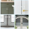 Gate Hook and Eye Latch,White Door Latches for Internal Door