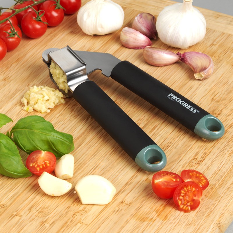Progress BW09575GEU7 Garlic Press - Durable Stainless Steel, Easy Grip