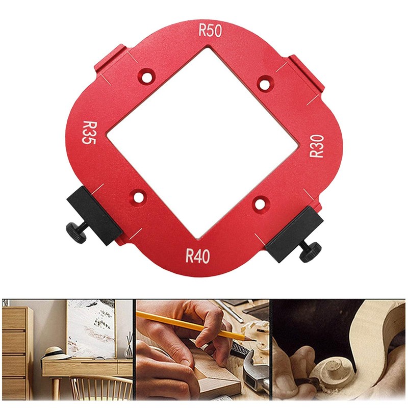 Corner Radius Routing Templates, R30 R35 R40 R45 Aluminum Alloy