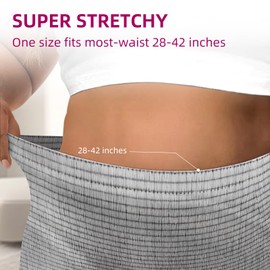 hetaida Postpartum Disposable Underwear, C-Section Underwear for Women, High Waist Maternity Panties, Latex-Free, Super Breathable & Soft, High Stretchable, 8 Count Grey
