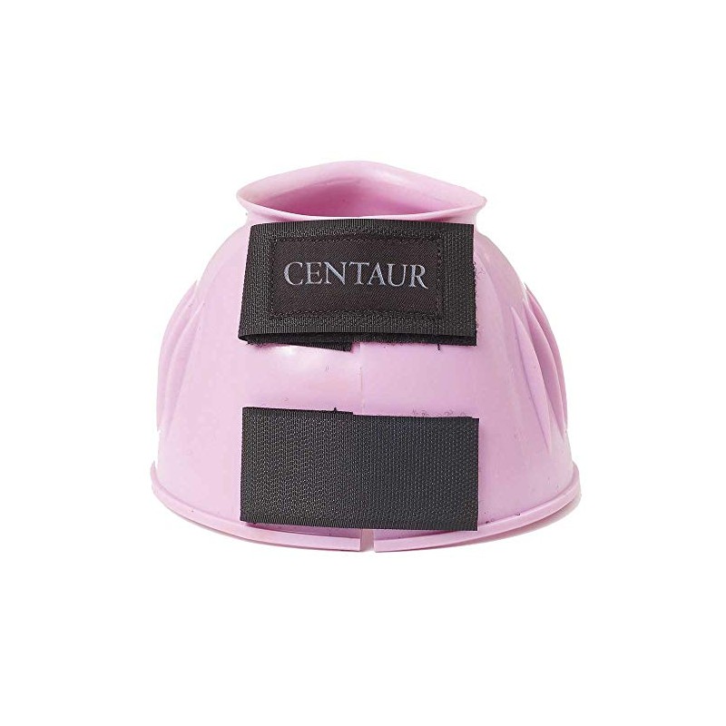 Centaur Double Tab Ribbed PVC Bell Boots Pink, Large