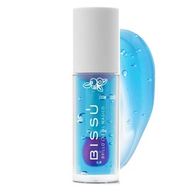 Bissú Magic Lip Gloss, 6 Fruity Scents, Moisturizing pH Reactive Gloss, with drop-shaped applicator and large size (01 Blueberry, 4 Grams)