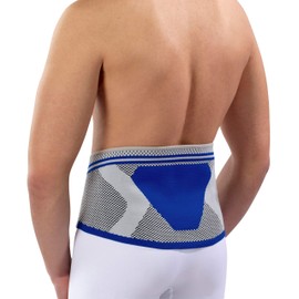 Nutrics Active Back Brace (Lumbar Bandage) for Men and Women Support (L (96-110 cm))