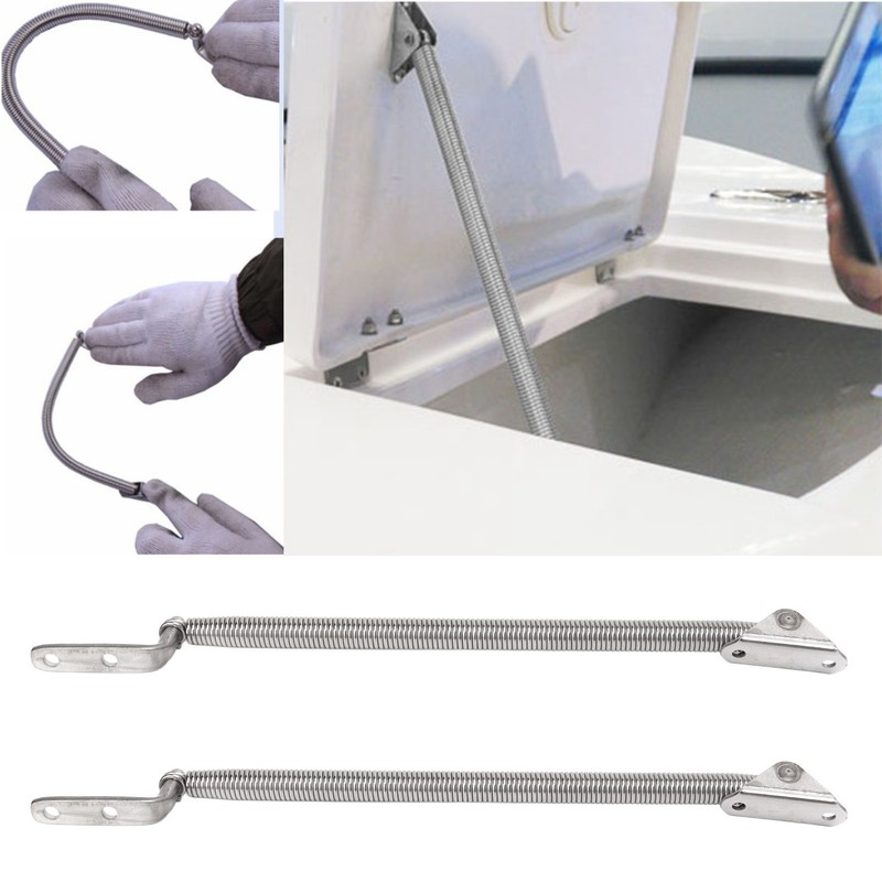 2pcs Hatch Support Spring 304 Stainless Steel 8 1/4in for