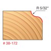 Freud 38-172 1-1/8" Diameter 1/2" Bearing 1/2" Shank Ogee Router