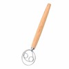 13 Inch Bread Dough Whisk,Double Eyes Stainless Steel Danish Dough
