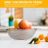 Homikit Strainer, Stainless Steel Kitchen Strainer, Pasta Strainer with Handles,