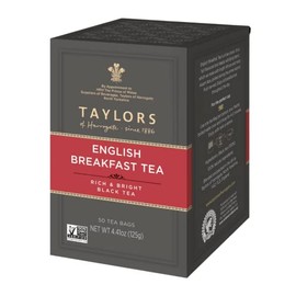 Taylors of Harrogate English Breakfast, 50 Teabags (Pack of 6)