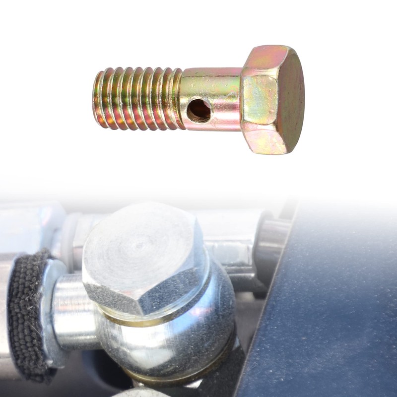X AUTOHAUX 2 Set Banjo Bolt Brake Fitting Adapter Kit