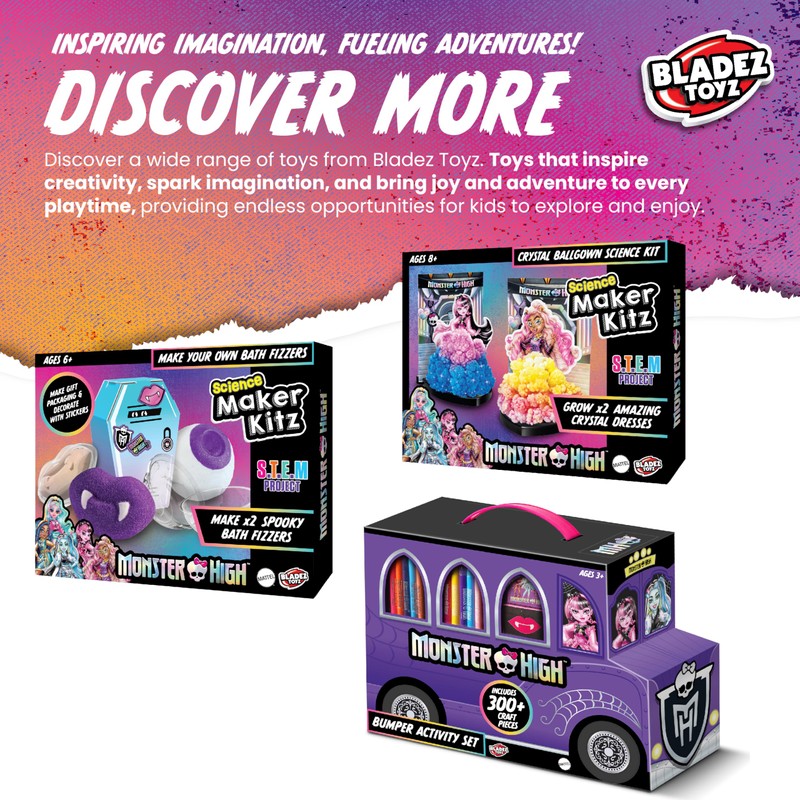 Monster High by Bladez Toyz Sticker Set with Over 50
