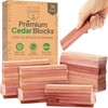 36 Cedar Blocks for Clothes Storage - Cedar Chips for