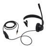 Telephone Headset Clear Comfortable Plug and Play Monaural Traffic Headset