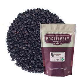 Organic Positively Botanicals Company, Elderberry, Loose Leaf Botanical, 16 Ounce