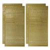 English Numbers Stickers [Gold] Gold English Letters Uppercase Lowercase Alphabet