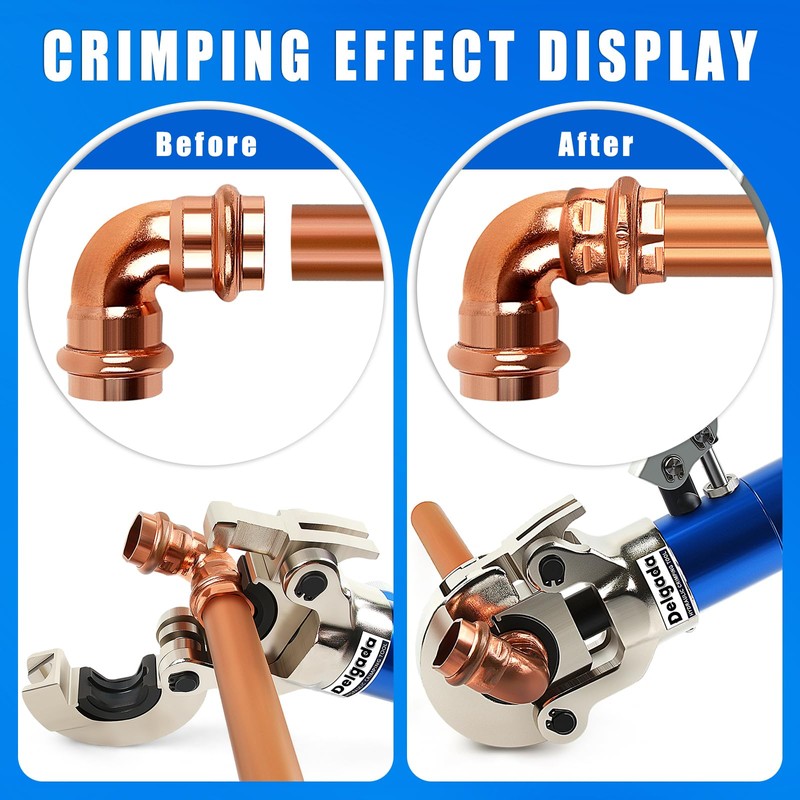 Delgada Copper Propress Tool Hydraulic Copper Pipe Crimping Tool with