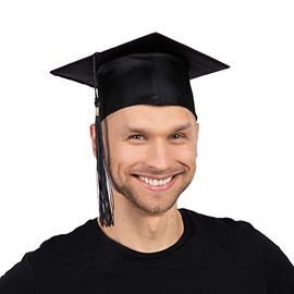 Graduation Hat Motor Board Hat Academic High School University with Tassel