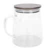 Coffee Pot with Lid HeatResistant Glass Heat Insulation Handle Kettle