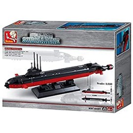 Sluban SlubanM38-B0391 Nuclear Submarine Building Bricks Set