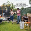 Rolling Grilling Basket Stainless Steel BBQ Rolling Basket Fork Wire