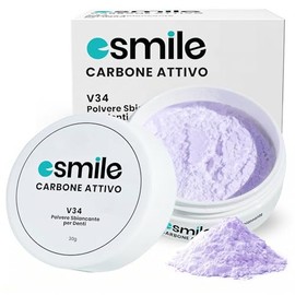 Esmile Purple Powder – Colour Correcting Teeth Whitening Powder, Peroxide Free, Xylitol & Fresh Breath