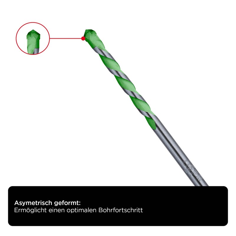 kwb Hardcut Granite Drill Bit Diameter 12 mm with Carbide