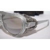 MONCLER New Sunglasses Grey Pearl Mirror Plastic Aviator ML0089 20C