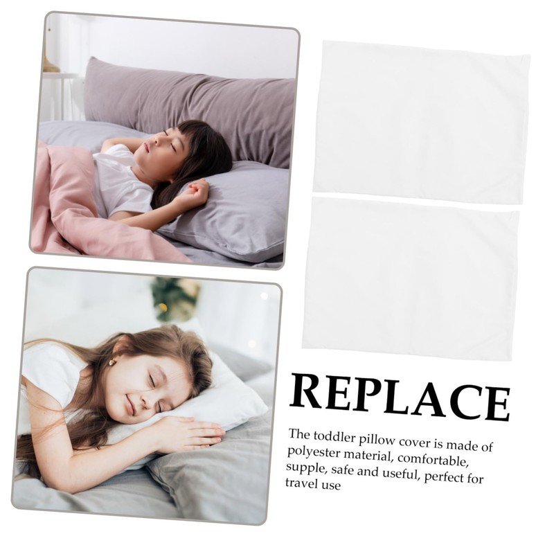 CHILDWEET Children Pillow Cases 2pcs Soft Silk Pillow Covers Envelope