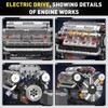 Mould King 10088 Technik V-8 Engine Building Blocks Model, 535