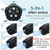 Bestgle Pressue Washer Nozzle, 5-in-1 Quick Changeover Power Washer Tips,