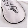 KOMBIUDA Silk Sleep Eye Mask Comfortable Embroidery Eyeshade for All