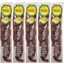 RastAfri Pre-Stretched Silky Braiding Hair (5 Single Packs, #30)