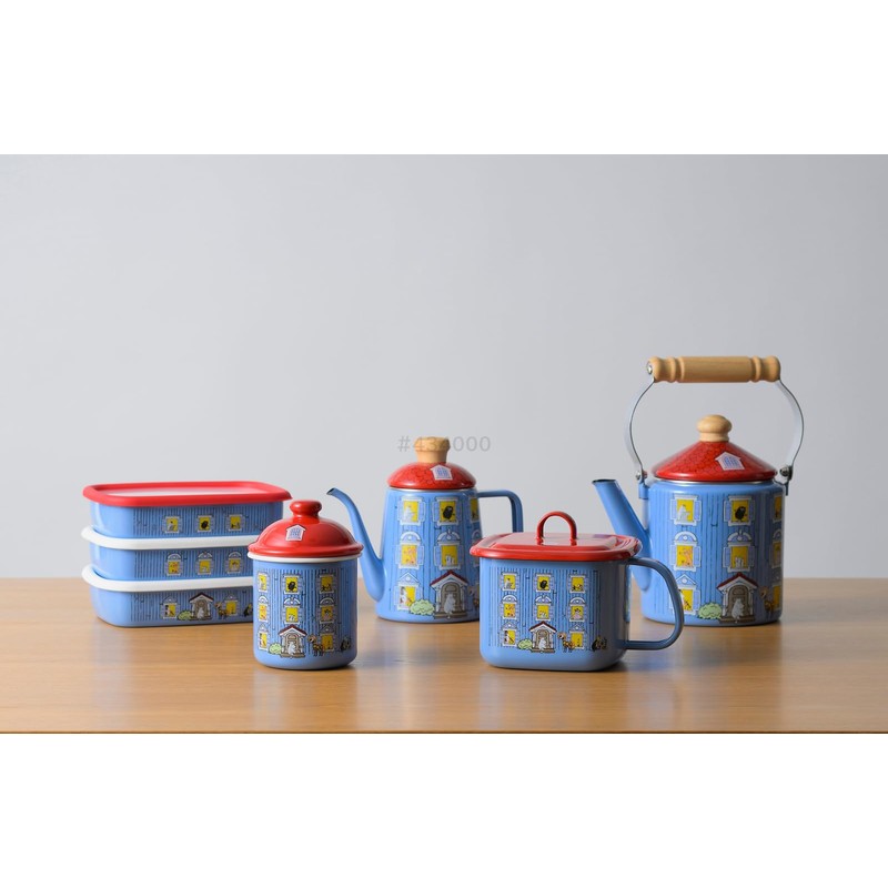 Fuji Hollow Moomin House Canister, 3.5 inches (9 cm), MOH-9CN