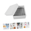 BUGUUYO 49grid Freezer Container Box Tube Storage Holder Paper Material