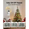 Techbee Digital Infinite Repeat Cycle Intermittent Timer Plug for Electrical