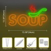 Soup Neon Sign, Soup Led Sign, Soup Neon Light, Food