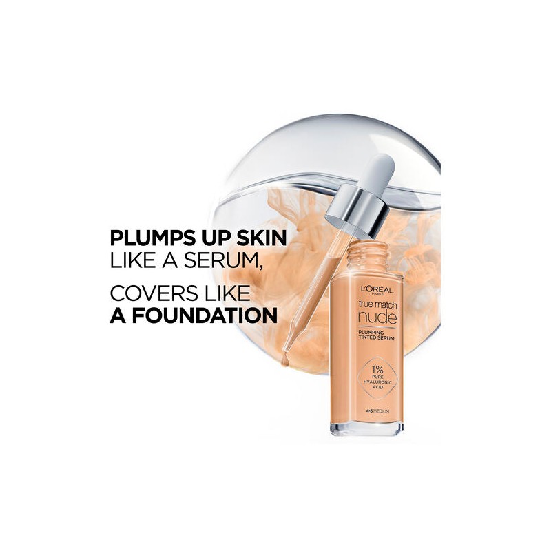 L'Oreal True Match Serum Foundation 10-12 Rich Deep