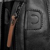 X-ZONE 020625 Rucksack Genuine Leather for Men and Women, black,