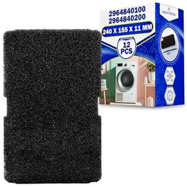 12 Stück Wäschetrocknerfilter 240 x 155 x 10 mm mit Originalcode 2964840100 2964840200 für Beko für Grundig für Blomberg für ElektraBregenz - MONTERAL