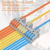 PHITUODA 4Pcs DIN Rail Terminal Blocks 28-12AWG Quick Wiring Cable