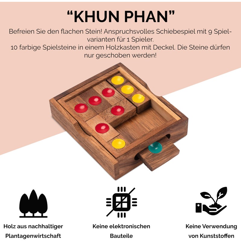 LOGOPLAY Khun Phan Size S - Sliding Game - Thinking